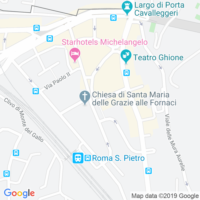 CAP di Via Di Santa Maria Alle Fornaci a Roma