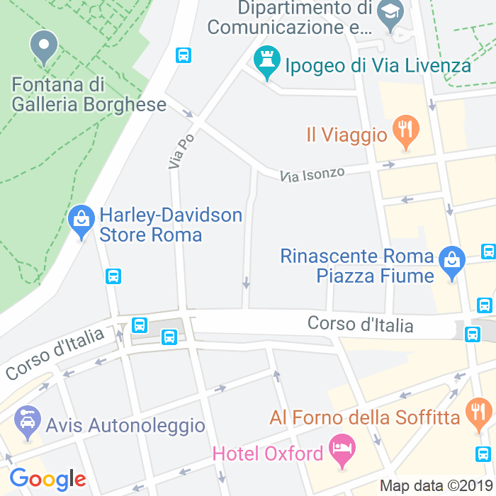 CAP di Via Di Santa Teresa a Roma