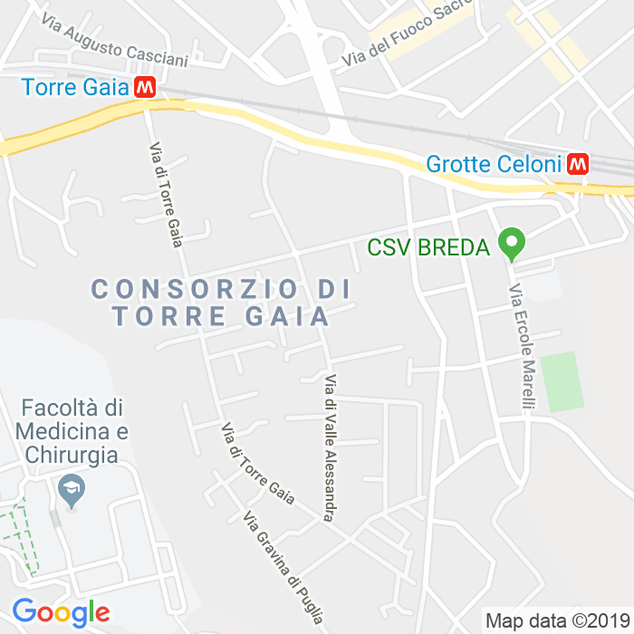 CAP di Via Di Valle Alessandra a Roma