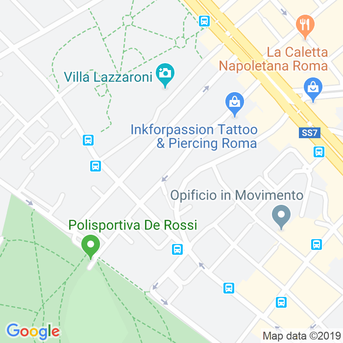 CAP di Via Di Vigna Fabbri a Roma