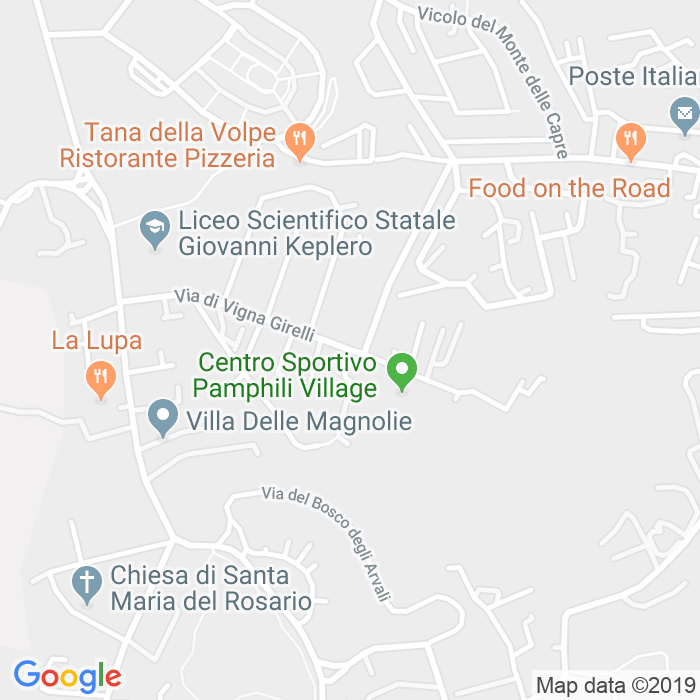 CAP di Via Di Vigna Girelli a Roma