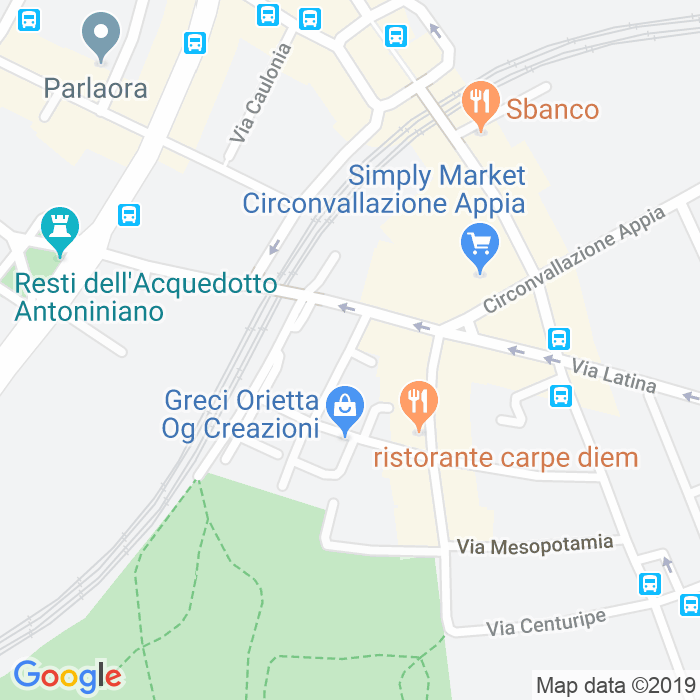CAP di Via Di Villa Aquari a Roma