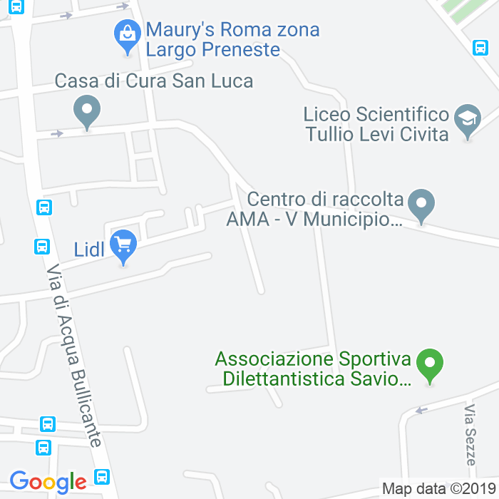 CAP di Via Di Villa Santo Stefano a Roma