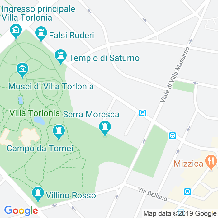 CAP di Via Di Villa Torlonia a Roma
