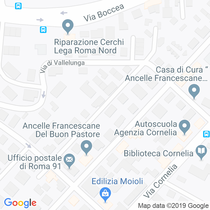 CAP di Via Diomede Pantaleoni a Roma