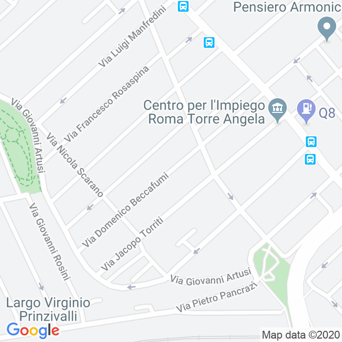 CAP di Via Domenico Beccafumi a Roma