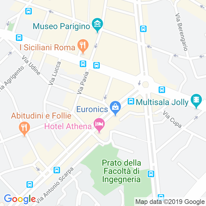 CAP di Via Domenico Morichini a Roma