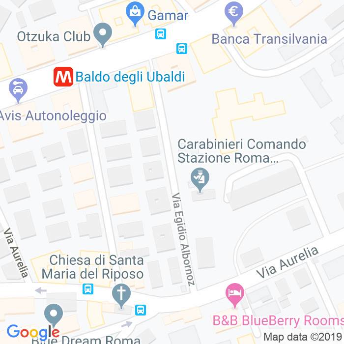 CAP di Via Egidio Albornoz a Roma
