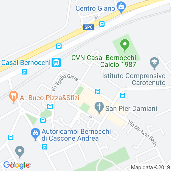 CAP di Via Egidio Garra a Roma
