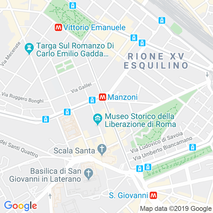 CAP di Via Emanuele Filiberto a Roma