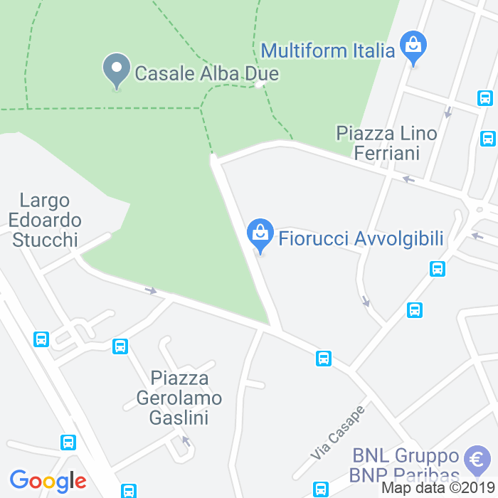 CAP di Via Emanuele Paterno'Di Sessa a Roma
