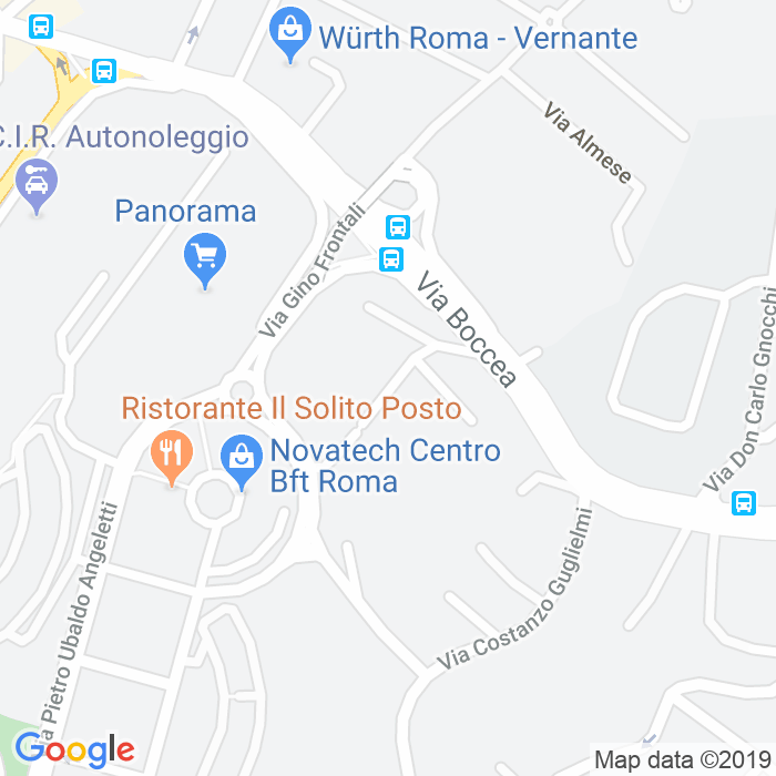 CAP di Via Emidio Tassi a Roma