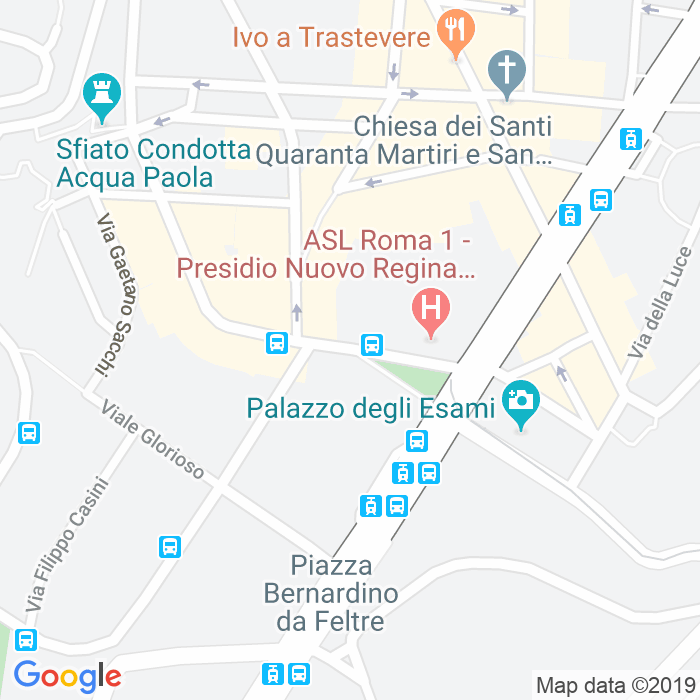 CAP di Via Emilio Morosini a Roma