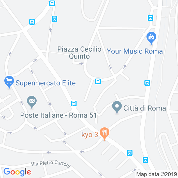 CAP di Via Enrico Cernuschi a Roma