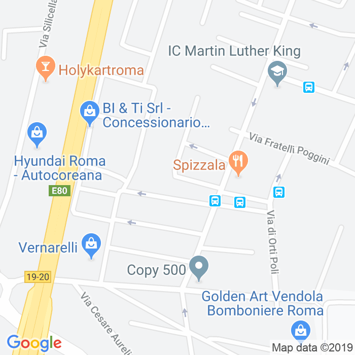 CAP di Via Ercole Bazzicaluva a Roma