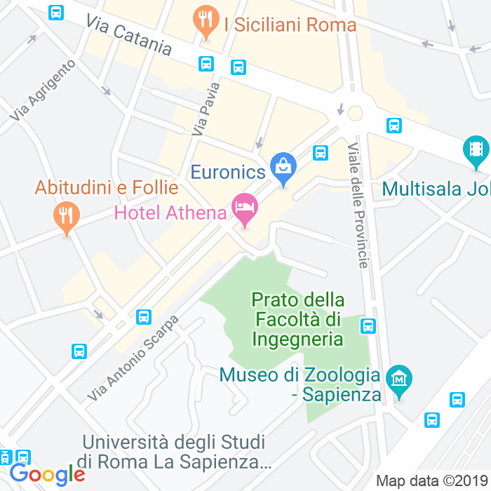 CAP di Via Ercole Pasquali a Roma