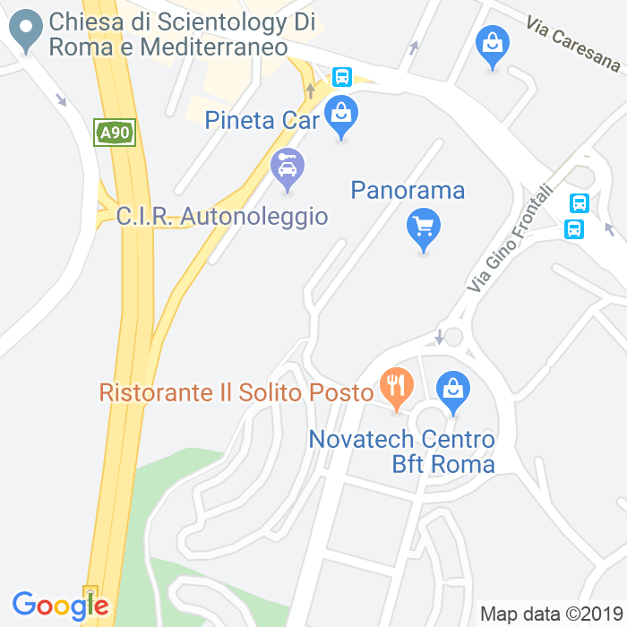 CAP di Via Ermanno Mingazzini a Roma