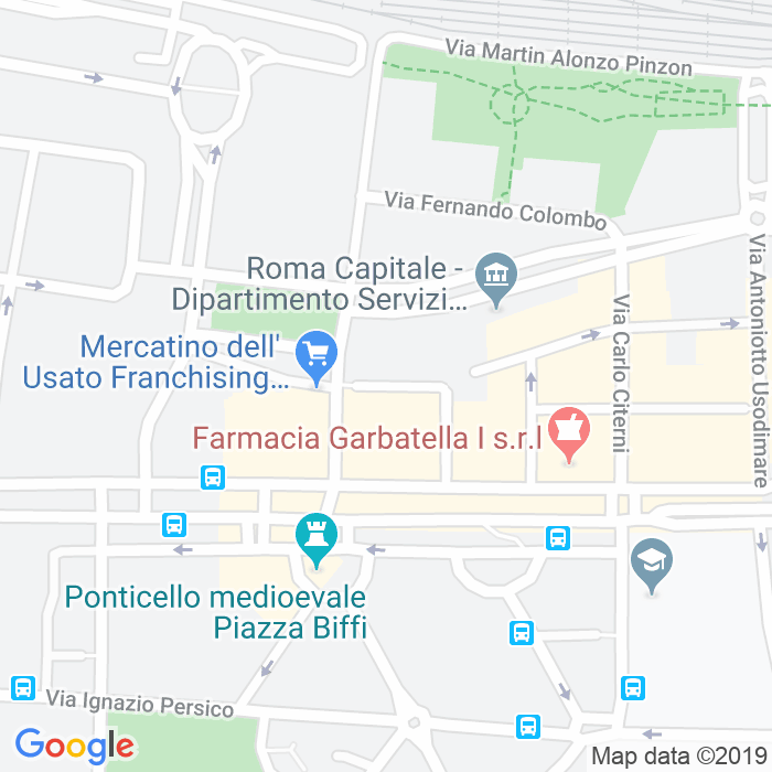 CAP di Via Ermenegildo Frediani a Roma