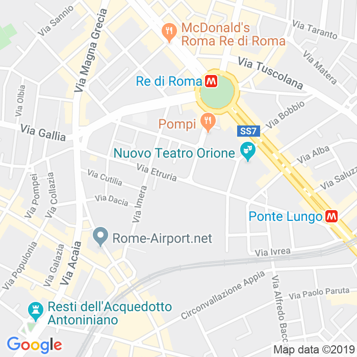 CAP di Via Etruria a Roma