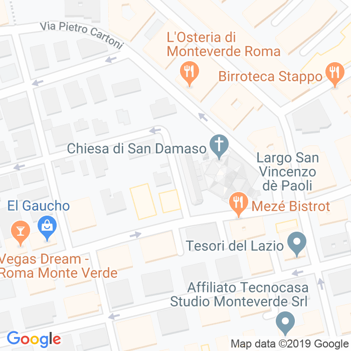 CAP di Via Ettore Vernazza a Roma