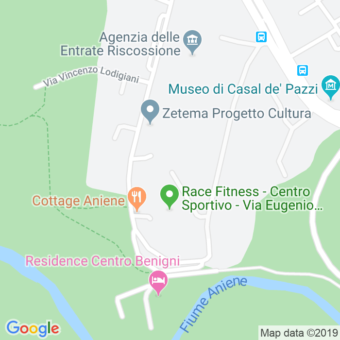 CAP di Via Eugenio Cargiolli a Roma