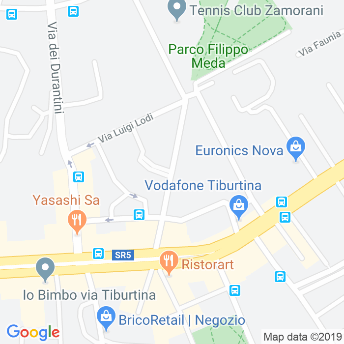 CAP di Via Eugenio Checchi a Roma