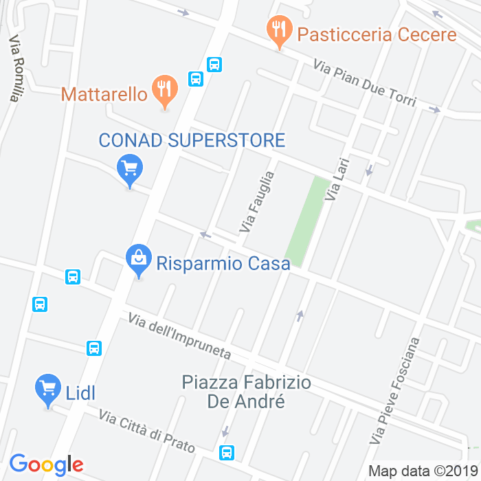 CAP di Via Fauglia a Roma