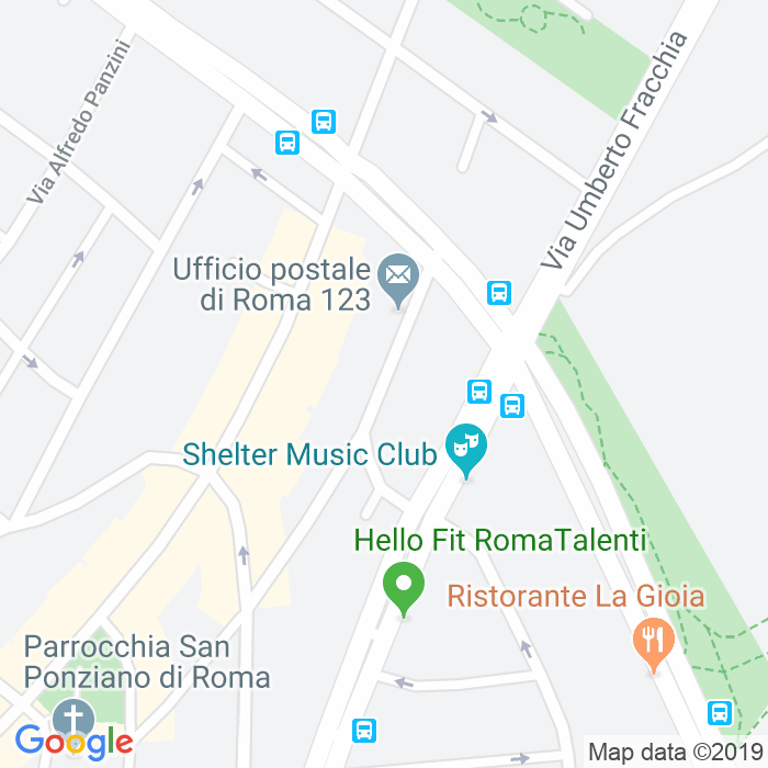 CAP di Via Federico De Roberto a Roma