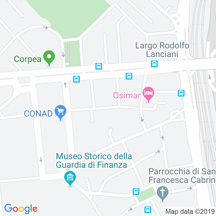 CAP di Via Felice Gondi Grossi a Roma