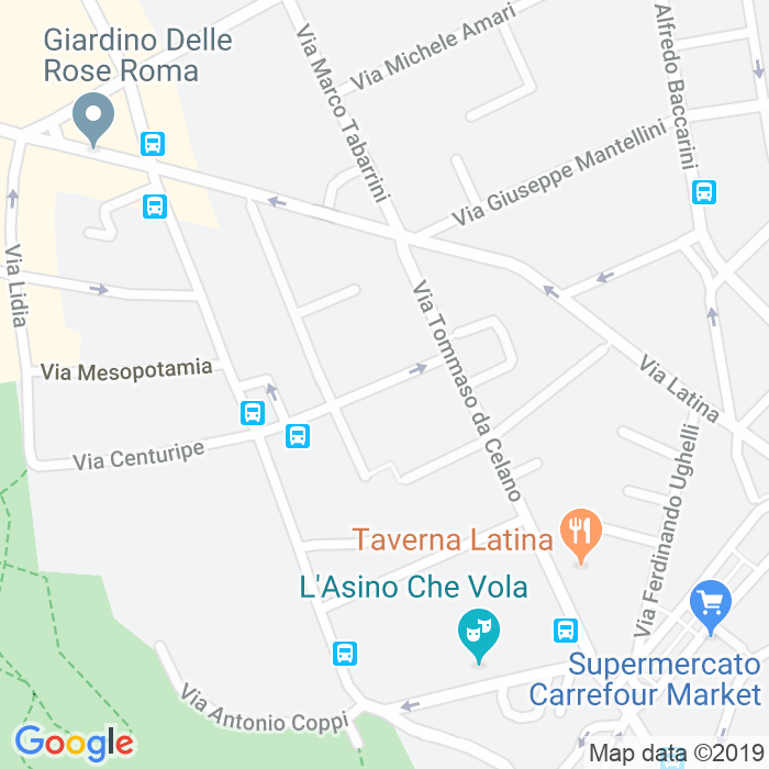 CAP di Via Ferdinando Verbiest a Roma