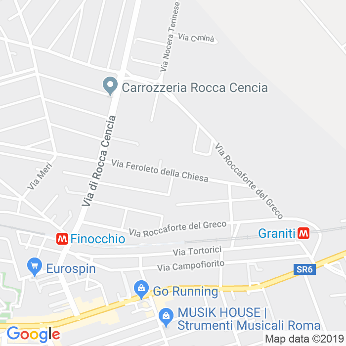 CAP di Via Feroleto Della Chiesa a Roma