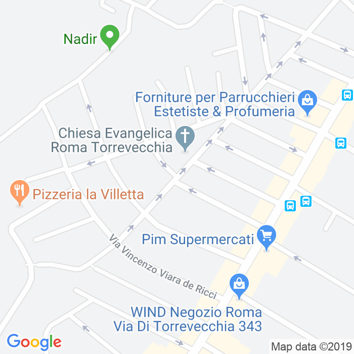 CAP di Via Ferrante Ruiz a Roma