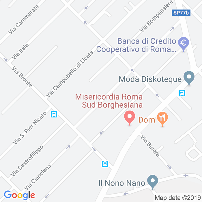 CAP di Via Filicudi a Roma