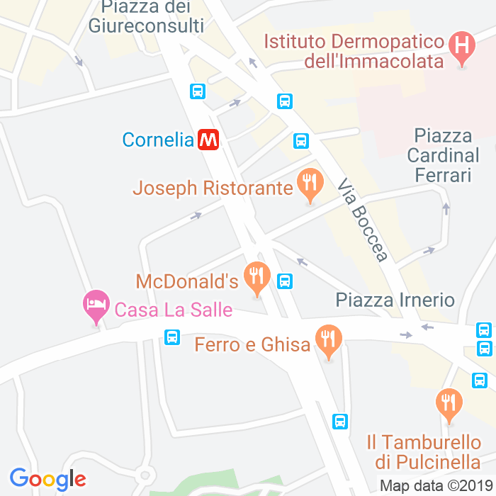 CAP di Via Filippo Maria Renazzi a Roma