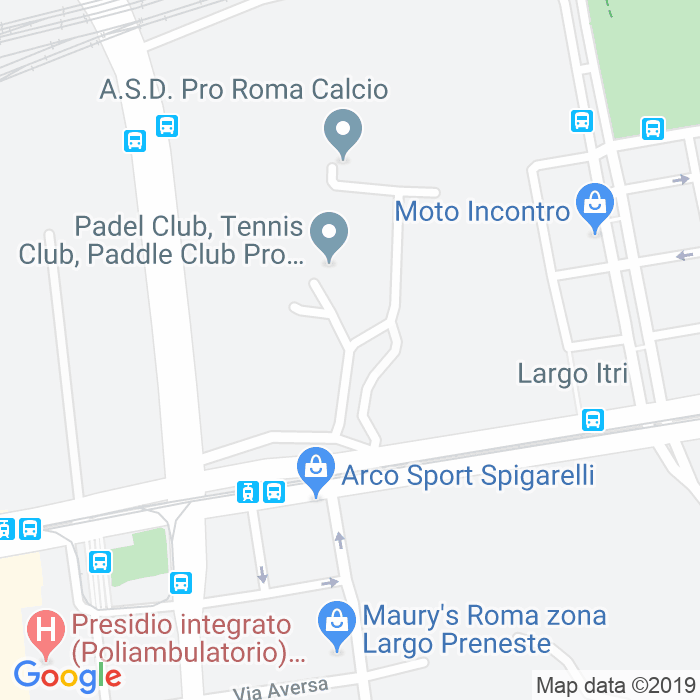 CAP di Via Flacco Verrio a Roma