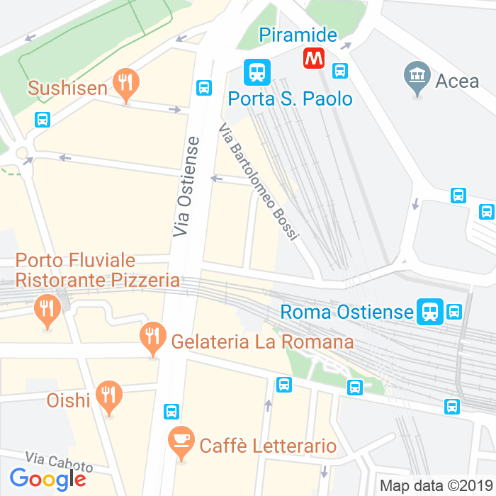 CAP di Via Francesco Carletti a Roma
