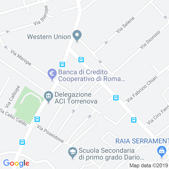 CAP di Via Francesco Cozza a Roma