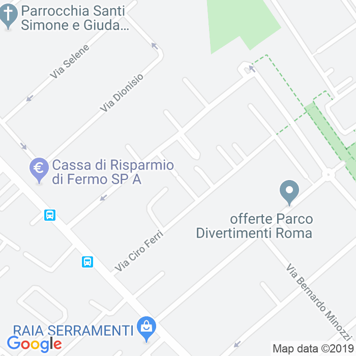CAP di Via Francesco D'Antonio Del Chierico a Roma