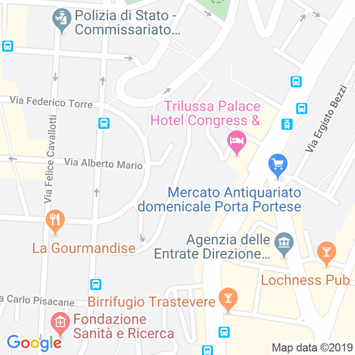 CAP di Via Francesco Dall'Ongaro a Roma