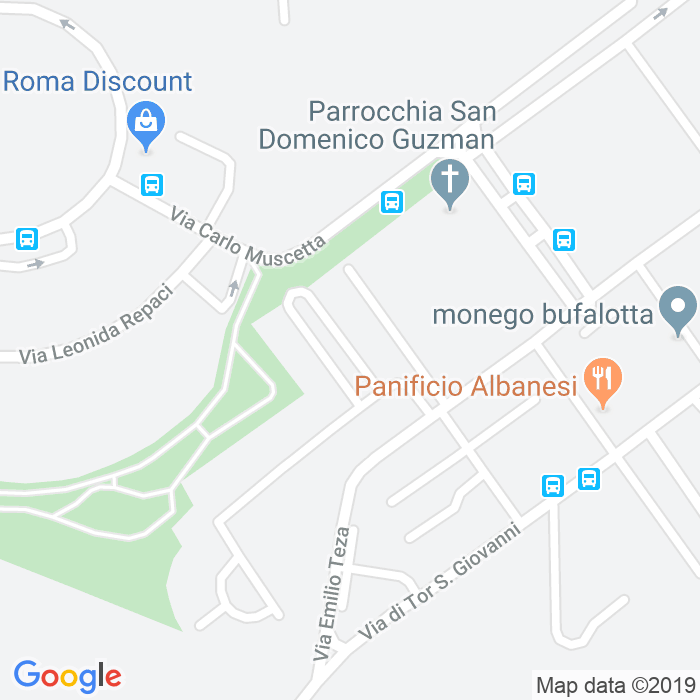 CAP di Via Francesco Flora a Roma