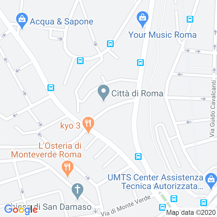 CAP di Via Francesco Maidalchini a Roma