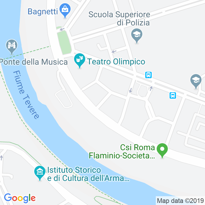 CAP di Via Francesco Milizia a Roma