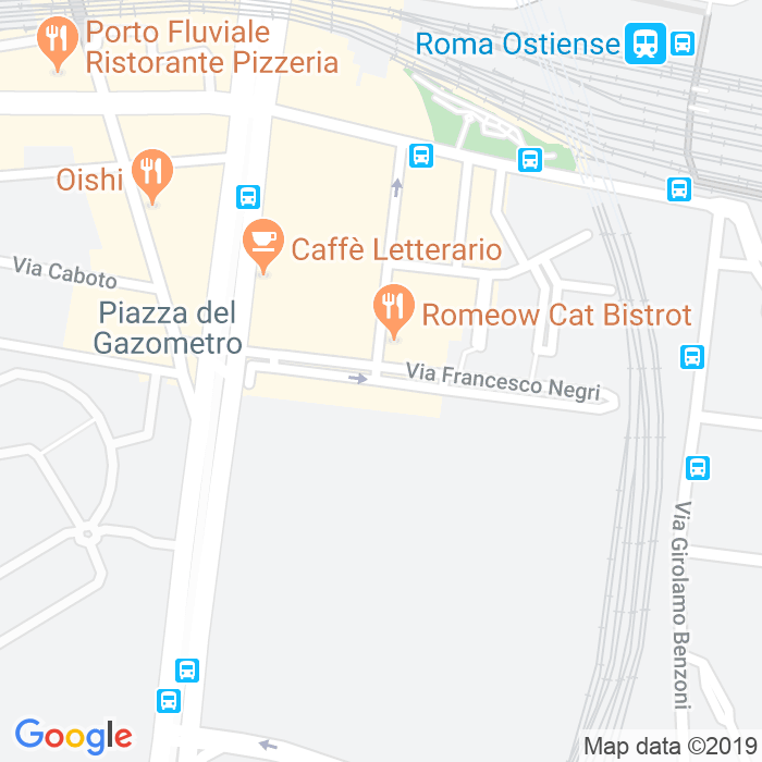 CAP di Via Francesco Negri a Roma