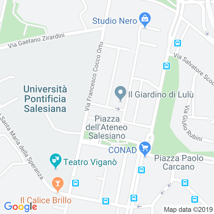 CAP di Via Francesco Pais Serra a Roma