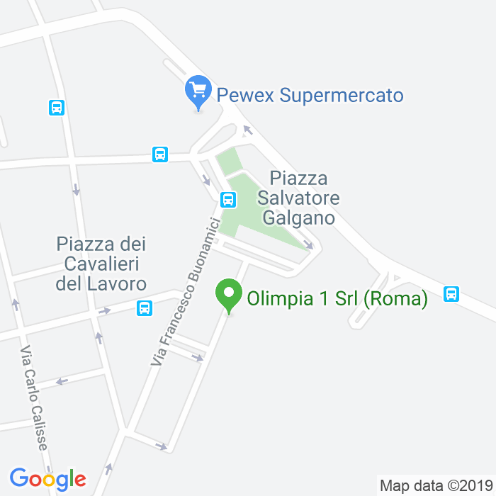 CAP di Via Francesco Pellegrini a Roma