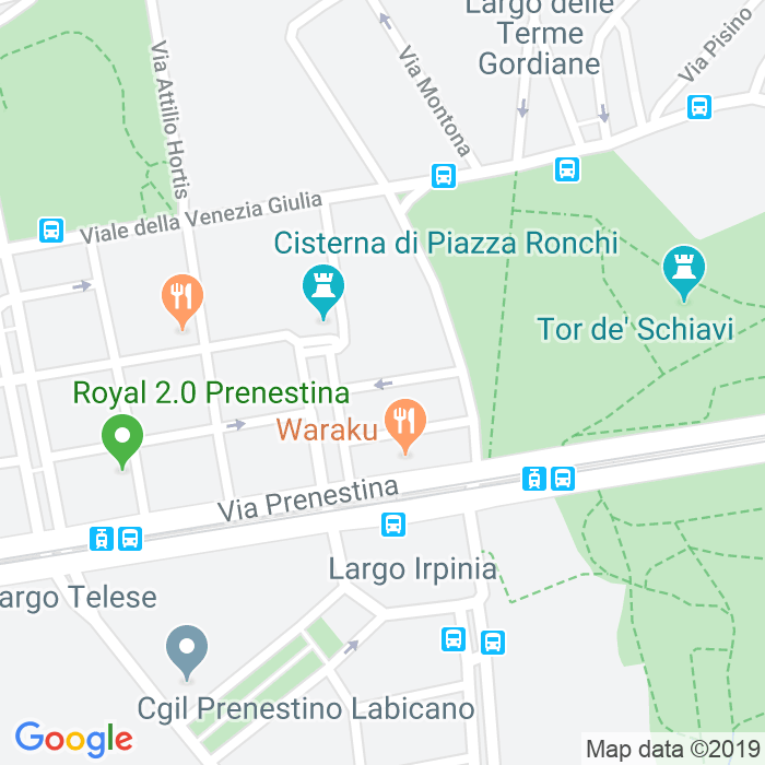 CAP di Via Francesco Salata a Roma