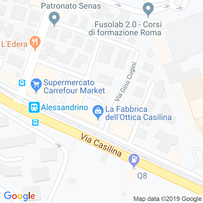 CAP di Via Francesco Secondo Beggiato a Roma