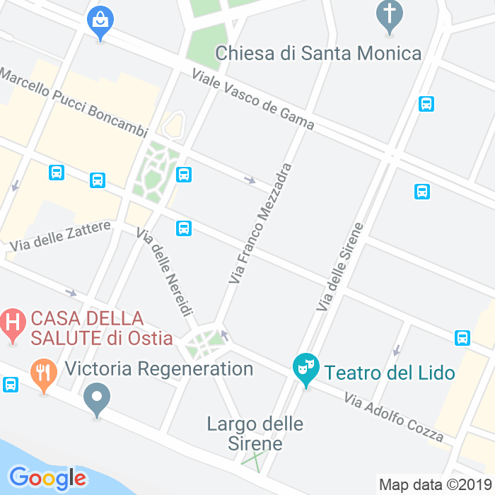CAP di Via Franco Mezzadra a Roma