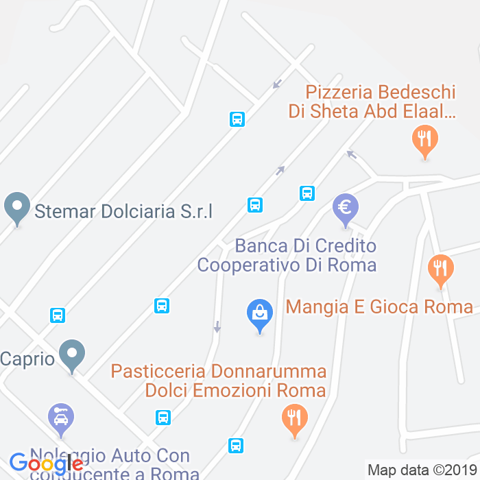 CAP di Via Gabriella Degli Esposti a Roma