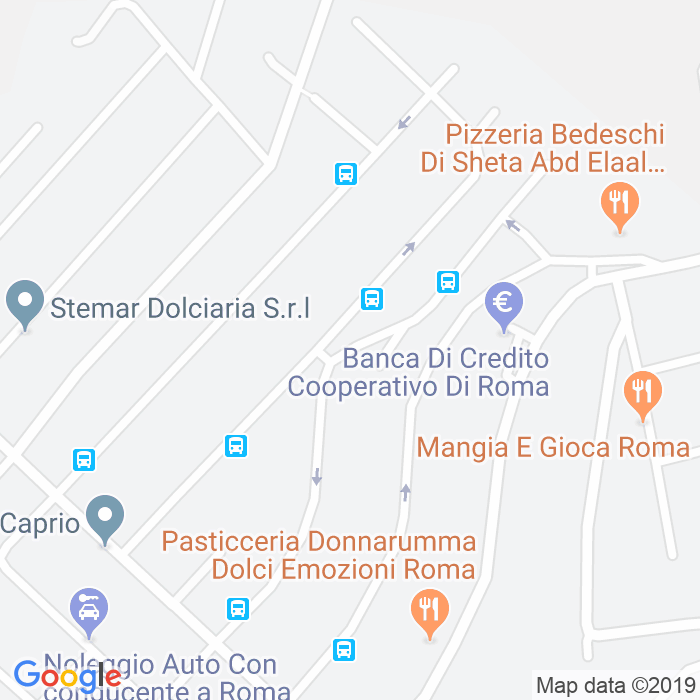 CAP di Via Gabriella Rasponi a Roma